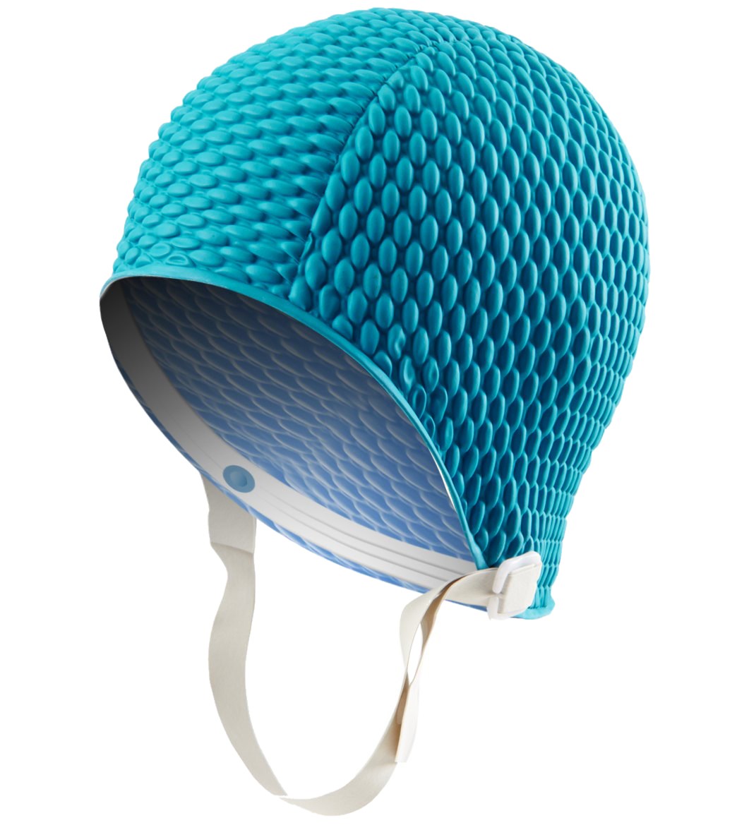 Bubble Swim Cap w/Strap