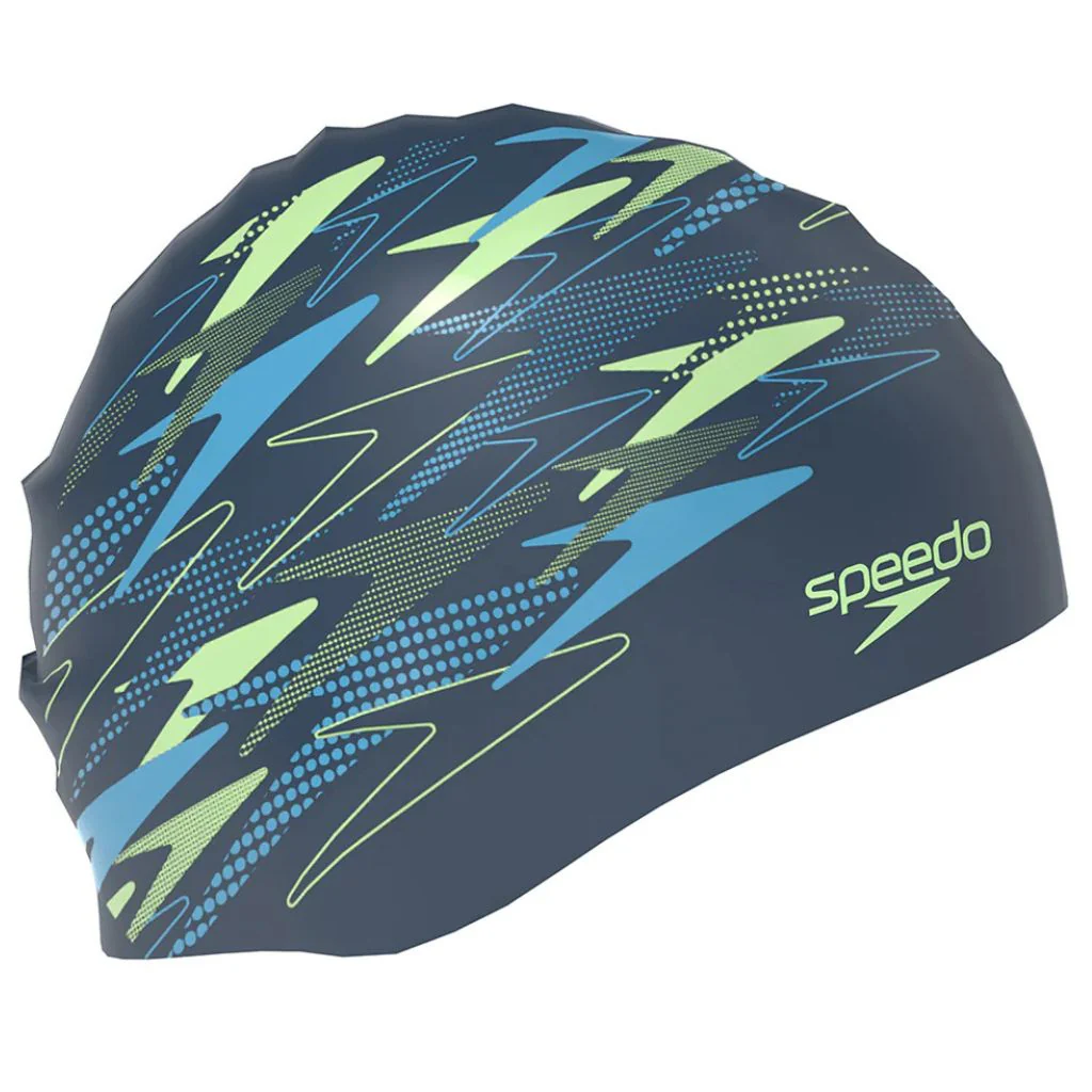 Speedo Printed Silicone Swim Cap